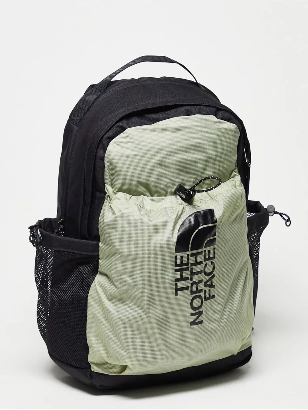 The North Face Bozer III backpack in black/green